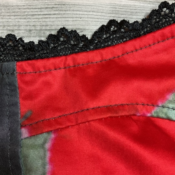 O-MIGHTY Women's Blue Red Dress sleeveless maxi - Picture 6 of 13